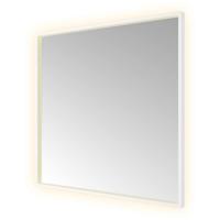 Spiegel Hotbath &MORE 80x80 cm LED-Verlichting Spiegelverwarming Vierkant Mat Wit - thumbnail
