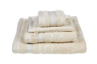 Pip Studio Pip Studio Jasmin Jacquard douchelaken Zand 70x140 cm - thumbnail