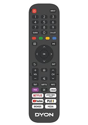 Dyon SMART 32 VX LED-TV 80 cm 32 inch Energielabel F (A - G) DVB-T2, DVB-C, DVB-S2, HD ready, Smart TV, WiFi, CI+* Zwart