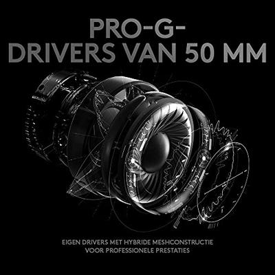 Logitech-G Pro X Bedraad Zwart Logitech-G Pro X Bedraad Zwart