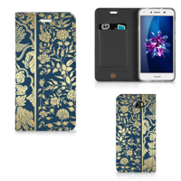 Huawei Y5 2 | Y6 Compact Smart Cover Beige Flowers - thumbnail