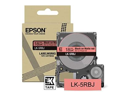 Epson C53S672072 printeretiket Zwart, Rood