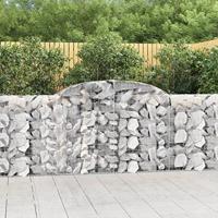 Schanskorven 15 st gewelfd 300x30x100/120 cm ijzer - thumbnail
