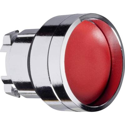 Schneider Electric ZB4BA46 ZB4BA46 Terugstelbaar (Ø) 22 mm Zonder markering Chroom, Rood 1 stuk(s)