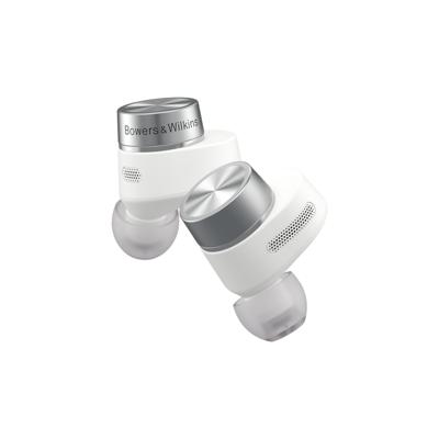 Bowers & Wilkins Pi7 S2 (modeljaar 2023) draadloze True Wireless Noice Cancelling hoofdtelefoon met Bluetooth, aptX, actieve ruisonderdrukking (ANC) en geïntegreerde microfoons // Canvas White