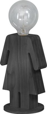 ETH Houten nachtkastlampEve Grey - 05-TL3289-99