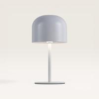 LED Tafellamp Ariello bianco s - Witte paddenstoel lamp voor binnen, zowel dim- als oplaadbaar - thumbnail