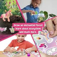 Oku Science4you unicorn terrarium eenhoorn - thumbnail