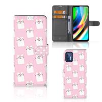 Motorola Moto G9 Plus | Telefoonhoesje | Met pasjeshouder | Sleeping Cats - thumbnail