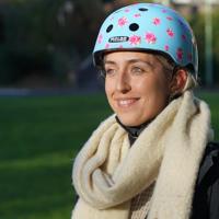 Melon helm urban active flying roses xl-xxl - thumbnail