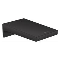 Hansgrohe Baduitloop Metropol Watervalstraal 18.5 cm Mat Zwart - thumbnail