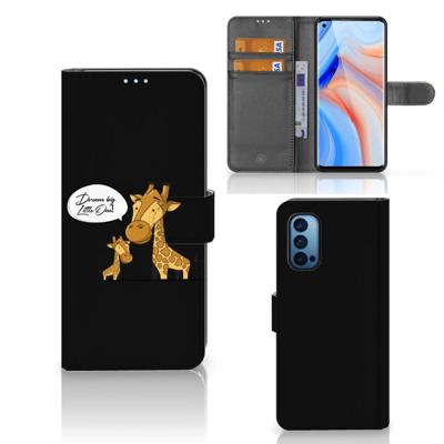 OPPO Reno 4 Pro 5G Leuk Hoesje Giraffe OPPO Reno 4 Pro 5G Leuk Hoesje Giraffe