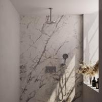 Brushed Edition thermostatische inbouw regendouche SET 59 met 20 cm douchekop en 3-standen handdouche - thumbnail