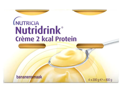 Nutridrink Crème 2 kcal Protein Bananensmaak