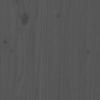 Monitorstandaard 100x27x15 cm massief grenenhout grijs - thumbnail