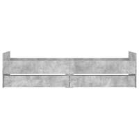 Bedframe met lades betongrijs 75x190 cm Small Single - thumbnail