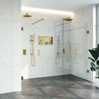 Niscabine XL Compleet Just Creating 240x200 cm 60/120/60 Goud Sanitop - thumbnail