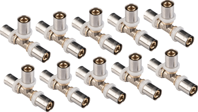Cornat perskoppeling t-stuk 16mm 10s ms-a2 - vrptp500416n Cornat perskoppeling t-stuk 16mm 10s ms-a2 - vrptp500416n