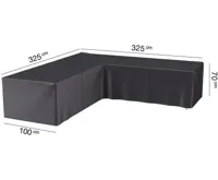 Loungesethoes hoekset 325x325x100xh70 cm AeroCover - Aerocover - thumbnail