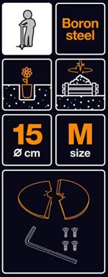 Fiskars Quikdrilll handgrondboor Ø 200mm - 1000640 - 1000640 Fiskars Quikdrilll handgrondboor Ø 200mm - 1000640 - 1000640