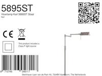 Steinhauer VloerlampMexlite metaalgrijs - 5895ST - thumbnail