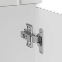 Keuken onderkast Lucca bewerkt hout wit - thumbnail