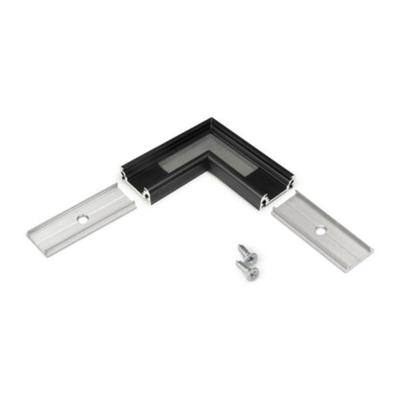Hoekconnector Zwart voor Surface 10 Ledstrip profielen