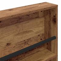 Tijdschrift Rek 2 pcs Oudhout 100 x 12 x 70 cm Bewerkt hout - thumbnail