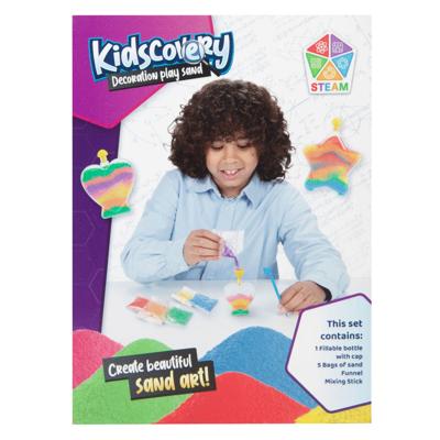 Kidscovery decoratiezand met fles set