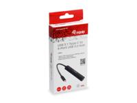 Equip 128954 interface hub USB 3.2 Gen 1 (3.1 Gen 1) Type-C 5000 Mbit/s Zwart - thumbnail