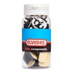 Elvedes Pot kabelgeleiders 5.0mm - 5.5mm pvc zwart (p20)