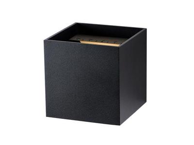 GardenLights Vierkante muurlampMauri 12v 10cm zwart - 3177011