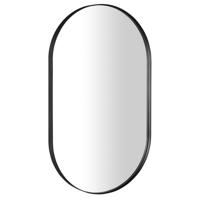 Spiegel Sapho Puno 50x85 cm Framed Zwart Sapho - thumbnail