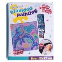 Diamond Painting Set Eenhoorn 17x17cm - thumbnail