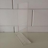 Menu-standaard acryl A4 voor 21x30cm - 15 stuks - thumbnail