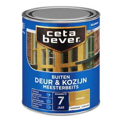 Cetabever Transparante Meesterbeits Deur en Kozijn | 077 Grenen Zijdeglans | 750ml - 5288501 Cetabever Transparante Meesterbeits Deur en Kozijn | 077 Grenen Zijdeglans | 750ml - 5288501