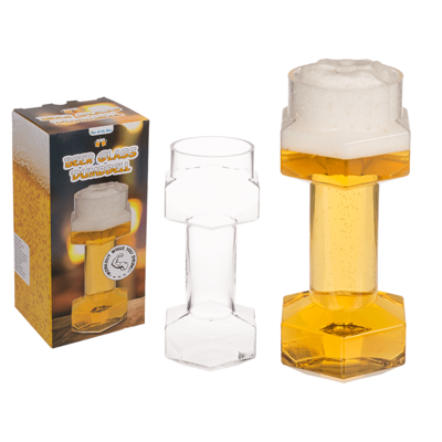 Bierglas Dumbbell - 700 ml - 22 cm groot