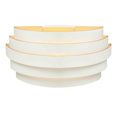 Highlight Design wandlampScudo wit met goud 25cm - W3641.00