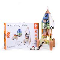 Classic World world houten bouw raket, 51dlg. - thumbnail