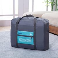 Mode grote capaciteit tas vrouwen nylon opvouwbare tas Unisex bagage reizen handtassen (hemelsblauw) - thumbnail