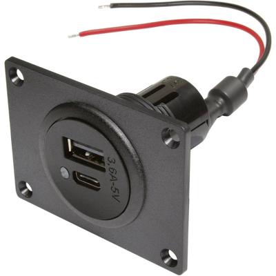 ProCar 67342501 Power USB-C®/A dubbel stopcontact 12 of 24 V=