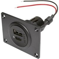 ProCar 67342501 Power USB-C®/A dubbel stopcontact 12 of 24 V= - thumbnail