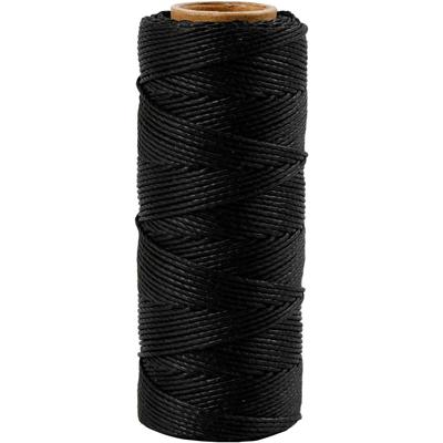 Creativ Company Bamboekoord, dikte 1 mm, zwart, 65 m/ 1 rol