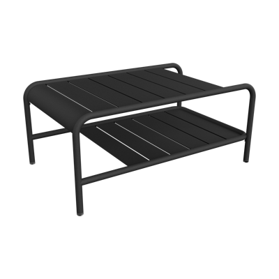 Fermob Luxembourg tuintafel laag 90x55 cm Anthracite
