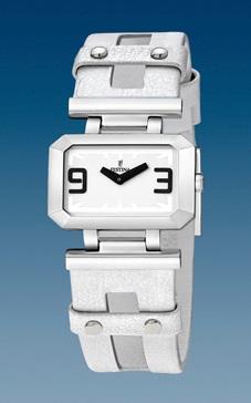 Horlogeband Festina F16308-1 Leder Wit 22mm