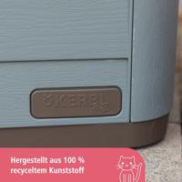 Huis voor katten Paola Eco Kerbl - 60 x 51 x 41 cm - grijs en bruin - gerecycled plastic - thumbnail