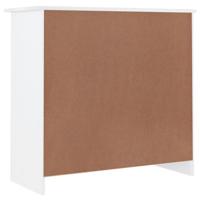 Dressoir ALTA 77x35x73 cm massief grenenhout wit - thumbnail