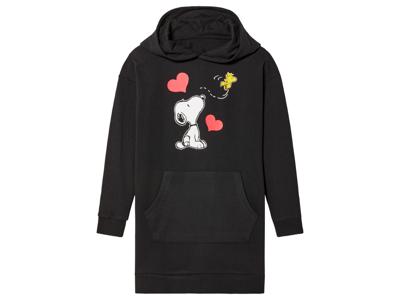 Kinderjurk (Snoopy, zwart, 158/164)