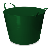 Emmer V-Trug Flexi groen 65 l - thumbnail