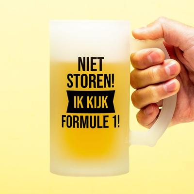 Bierpul Niet storen ik kijk Formule 1